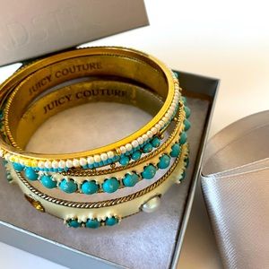 Juicy couture bangle bracelet set